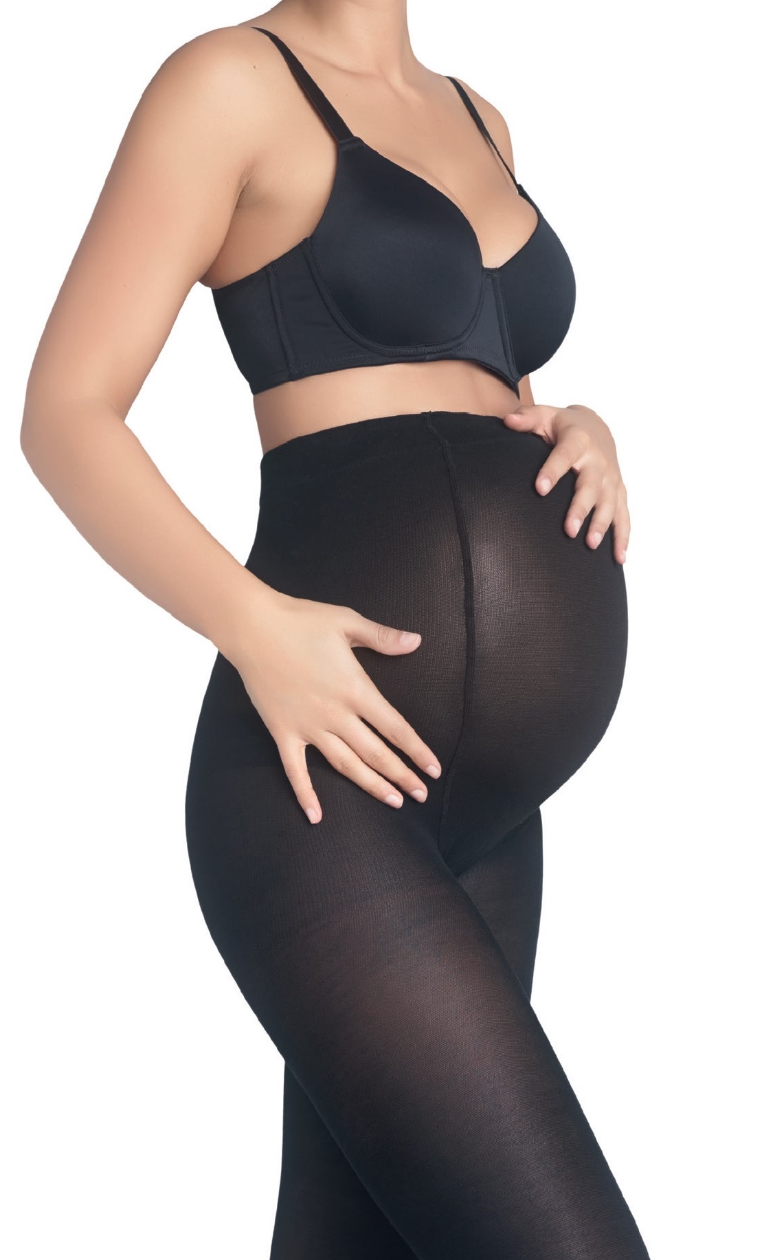 Women's Maternity Opaque Heather Microfiber Tights